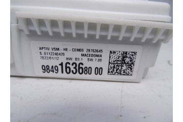 Caja reles / fusibles, Peugeot 308 (P5) Active Pack 2022, 9849163680