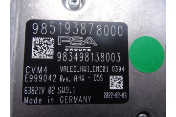 Módulo electrónico, Peugeot 308 (P5) Active Pack 2022, 9851938780
