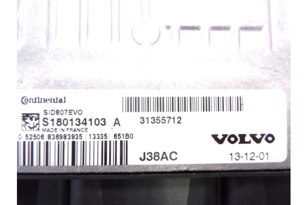Centralita motor uce, Volvo V60 Familiar Summum 2014, 31355712