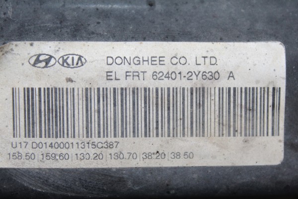 Puente delantero, Hyundai IX35 (El/lm) Style 2WD 2015, 624012Y630