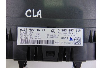 Cuadro instrumentos, Mercedes-benz Clase Cla (Bm 117) CLA 220 CDI 4Matic (117.305) 2015, A1179004601