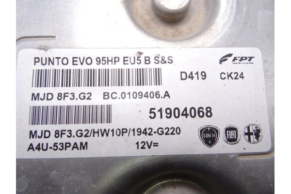 Centralita motor uce, Fiat Iii Punto (199) Easy 2013, 51904068