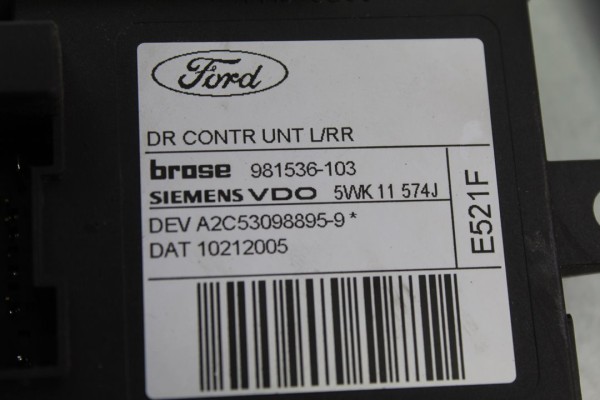 Elevalunas trasero izquierdo, Ford Focus Berlina (Cap) Trend 2005