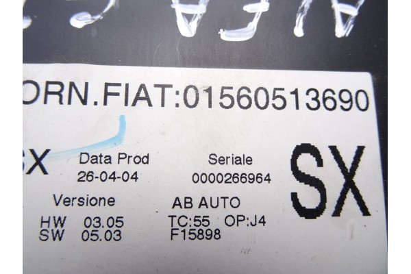 Mando climatizador, Alfa Romeo Gt (125) 2.0 JTS 16V Progression 2004, 01560513690
