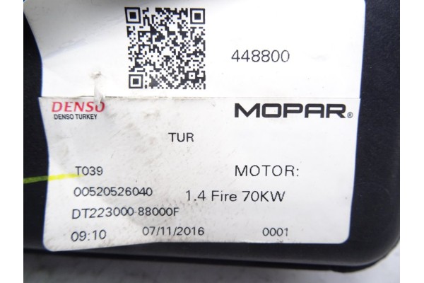 Electroventilador, Fiat Ii Tipo (356) Berlina Easy 2016, 00520526040