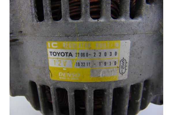 Alternador, Toyota Celica (T23) 1.8 2001, 27060-22030