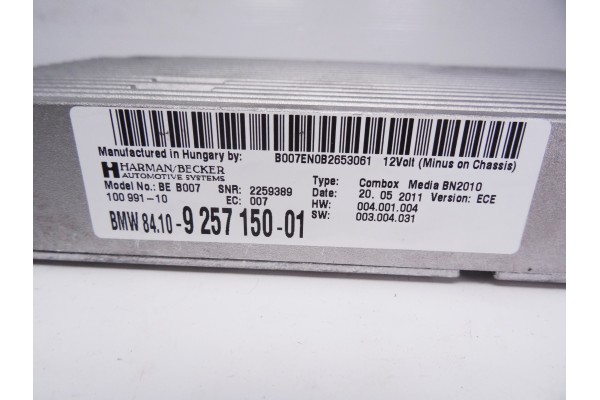 Módulo electrónico, Bmw Serie 7 (F01/F02) 740d xDrive 2011, 9257150
