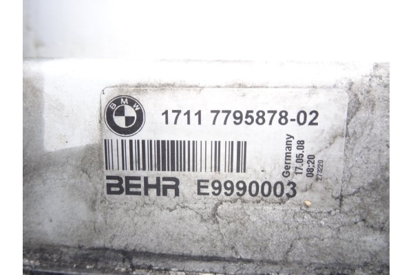 Radiador agua, Bmw Serie 6 Coupe (E63) 635d 2008, 7795878