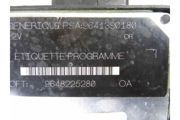 Centralita motor uce, Citroen Berlingo 1.9 D Multispace 2003, 9648225280