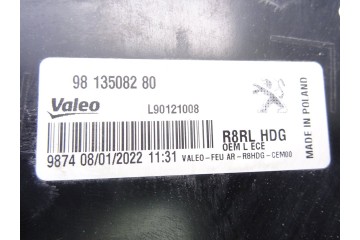 Piloto trasero izquierdo interior, Peugeot 508 Allure Pack 2022, 9813508280