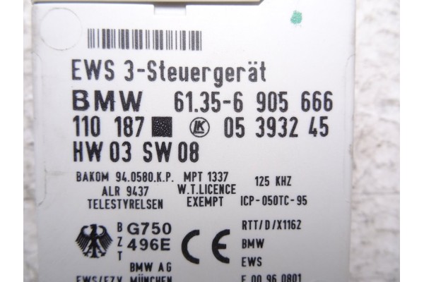 Módulo electrónico, Bmw Serie 3 Compacto (E46) 316ti 2003, 6905666