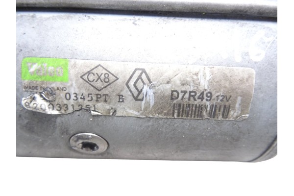Motor arranque, Renault Scenic Ii (Jm) Authentique 2006, 8200331251