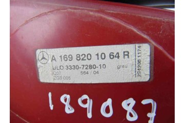 Piloto trasero derecho, Mercedes-benz Clase a (Bm 169) A 200 Turbo (169.034) 2006, A1698201064