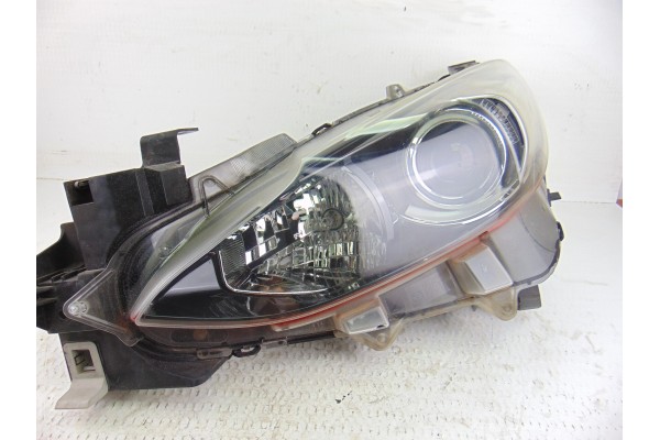 Faro izquierdo, Mazda 3 Berlina / Sedán (Bm/bn) Luxury 2014, BHR151040