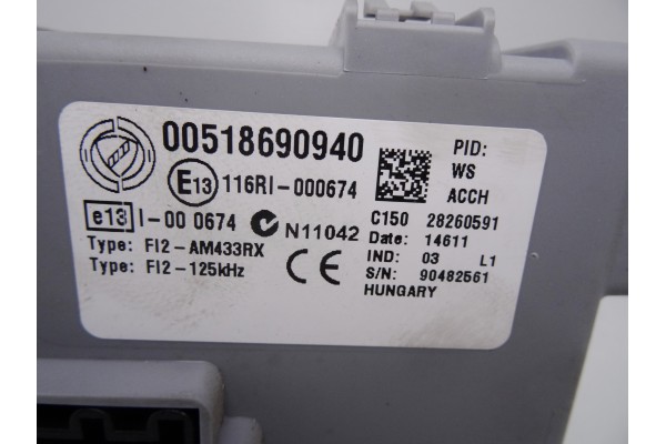 Caja reles / fusibles, Abarth Punto Evo (199) Basis 2011, 00518690940