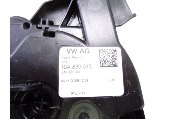 Cerradura puerta trasera izquierda, Volkswagen Polo Vi (AW1)(08.2017) Advance 2020, 1OA839015