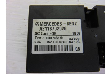 Centralita asientos, Mercedes-benz Cls (Bm 219) 350 Cgi (219.357) 2006, A2118702026
