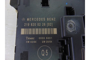 Módulo electrónico, Mercedes-benz Cls (Bm 219) 350 Cgi (219.357) 2006, 2198200226
