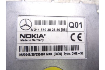 Módulo electrónico, Mercedes-benz Clase e (Bm 211) Berlina E 270 Cdi (211.016) 2003, A211870382680