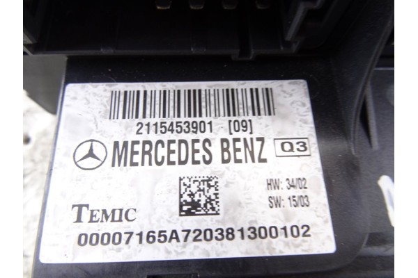 Caja reles / fusibles, Mercedes-benz Clase e (Bm 211) Berlina E 270 Cdi (211.016) 2003, 2115453901