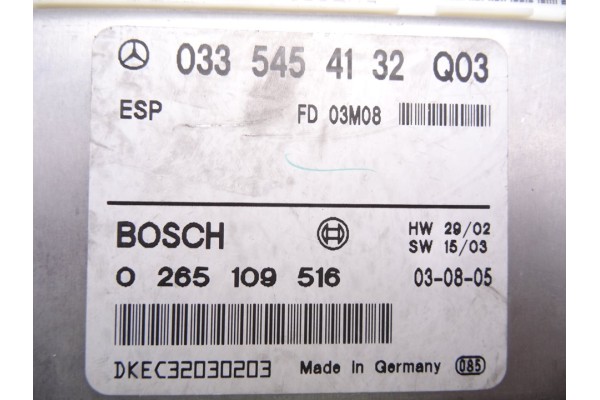 Centralita abs, Mercedes-benz Clase e (Bm 211) Berlina E 270 Cdi (211.016) 2003, 0335454132
