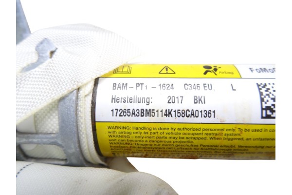 Airbag cortina delantero izquierdo, Ford Focus Berlina (Cew) Trend 2017, BM5114K158CA