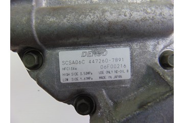Compresor aire acondicionado, Toyota Mr 2 Roadster (W30) 1.8 SMT Hardtop 2004, 447260-7891