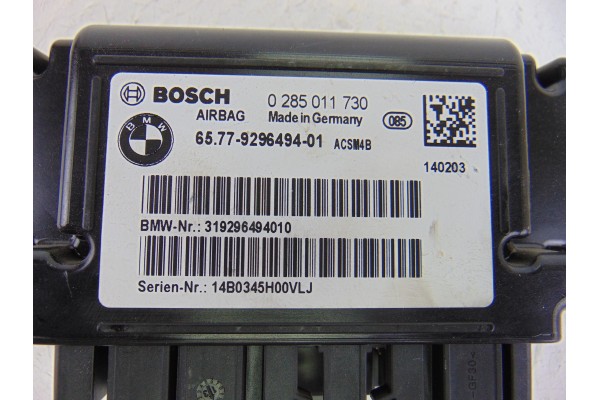 Centralita airbag, Bmw Serie 3 Touring (F31) 318d 2014, 9296494
