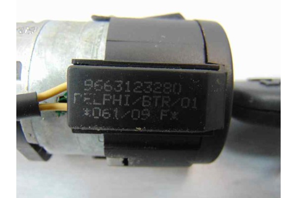 Antirrobo / llave contacto, Peugeot 207 Confort 2009, 9663123280