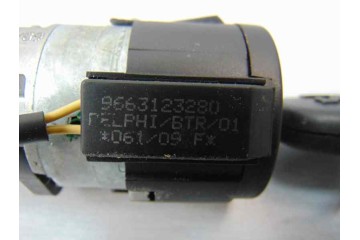 Antirrobo / llave contacto, Peugeot 207 Confort 2009, 9663123280