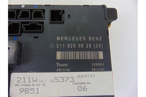 Módulo electrónico, Mercedes-benz Clase e (Bm 211) Berlina E 270 Cdi (211.016) 2003, 2118200626