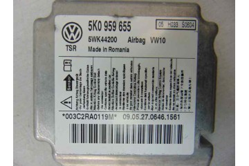 Centralita airbag, Volkswagen Golf Vi (5K1)(10.2008) Advance, 5C0959655