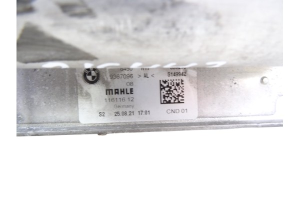 Condensador / radiador aire acondicionado, Bmw Serie X4 (G02) M40 I 2021, 9367096