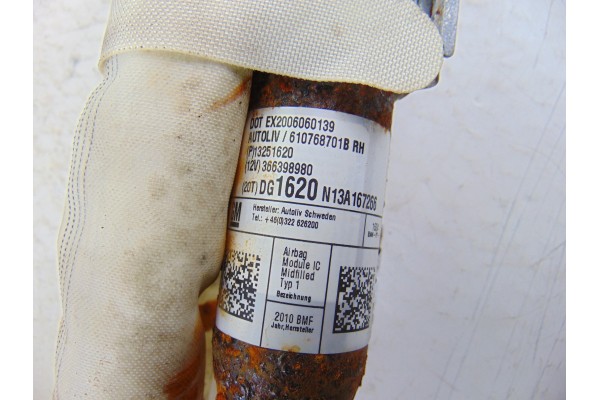 Airbag cortina delantero derecho, Opel Astra J Berlina 5P Enjoy 2010, 13251620