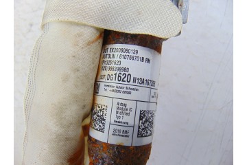 Airbag cortina delantero derecho, Opel Astra J Berlina 5P Enjoy 2010, 13251620