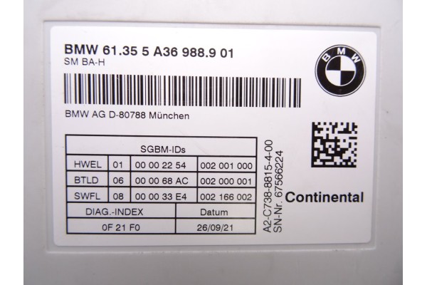 Módulo electrónico, Bmw Serie X4 (G02) M40 I 2021, 5A369889