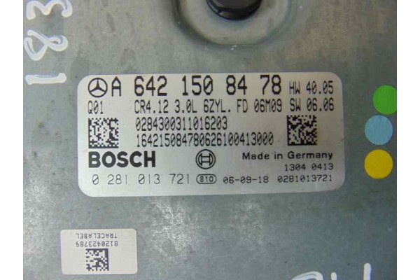 Centralita motor uce, Mercedes-benz Clase e (Bm 211) Familiar 280 T CDI 4-Matic (211.284) 2006, A6421508478
