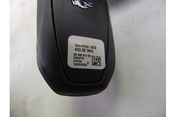 Antirrobo / llave contacto, Peugeot 5008 Active 2017, 9842681480