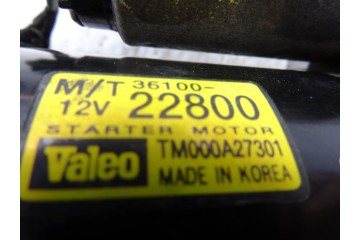 Motor arranque, Hyundai Accent (Lc) Gl 4P 2003, 3610022800