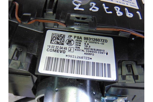 Mando luces, Peugeot 5008 Active 2017, 98312607ZD