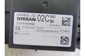 Módulo electrónico, Nissan Qashqai (J10) Acenta 2010, 284B2JD02C