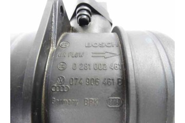 Caudalimetro, Audi A4 Berlina (8E) 2.0 TDI 16V (103kW) 2005, 074906461B