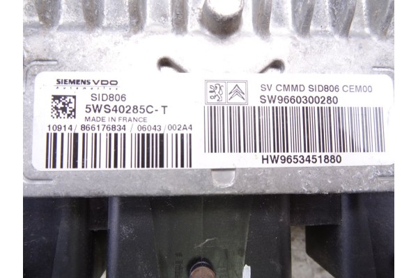 Centralita motor uce, Citroen C3 1.4 HDi Exclusive 2006, 9660300280