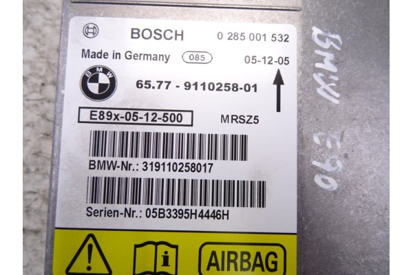 Centralita airbag, Bmw Serie 3 Berlina (E90) 318d 2006, 9110258