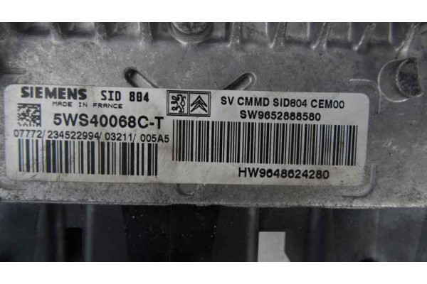 Centralita motor uce, Citroen C3 1.4 HDi Premier 2003, 9652888580