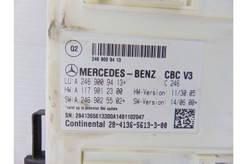 Caja reles / fusibles, Mercedes-benz Clase a (Bm 176) A 180 CDI BlueEfficiency (176.012) 2014, A2469009413