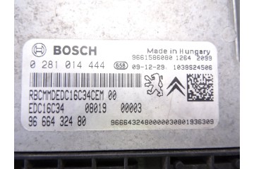Centralita motor uce, Peugeot Bipper Básico 2010, 9666432480