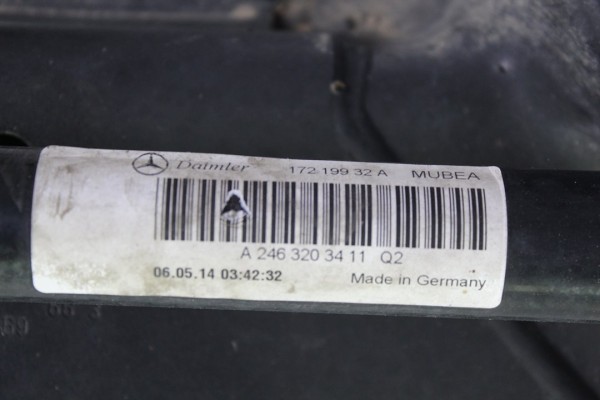 Puente delantero, Mercedes-benz Clase Cla (Bm 117) Cla 200 Cdi (117.301) 2014