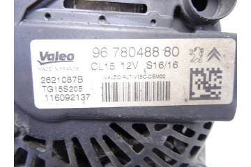 Alternador, Peugeot Partner Furgón Confort L1 2016, 9678048880