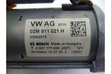 02M911021H  MOTOR ARRANQUE SEAT IBIZA SC (6P5) Style Connect 2016 02M911021H 195485 SEAT - 5